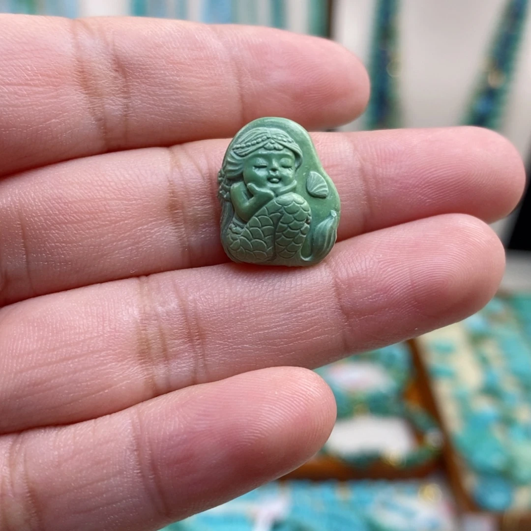 绿松石未镶嵌配饰