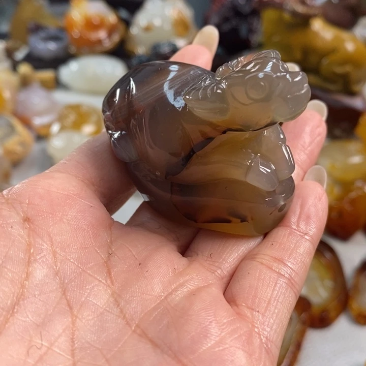 玛瑙/玉髓吊坠(不含链)未镶嵌