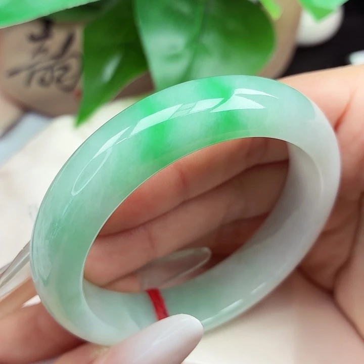 未镶嵌手镯翡翠53-54圈口