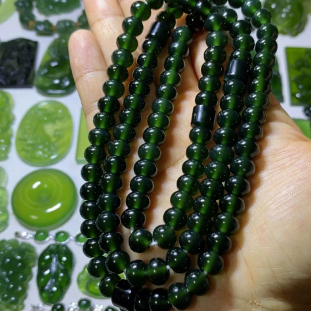 【闪购商品】未镶嵌蛇纹石玉手链用****3