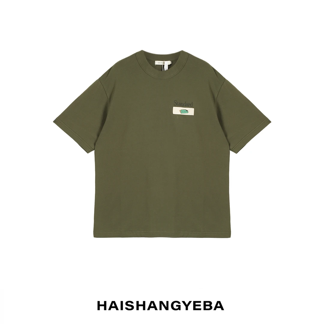 【海上叶爸】新款2025夏季百搭棉男女同款宽松圆领休闲T恤