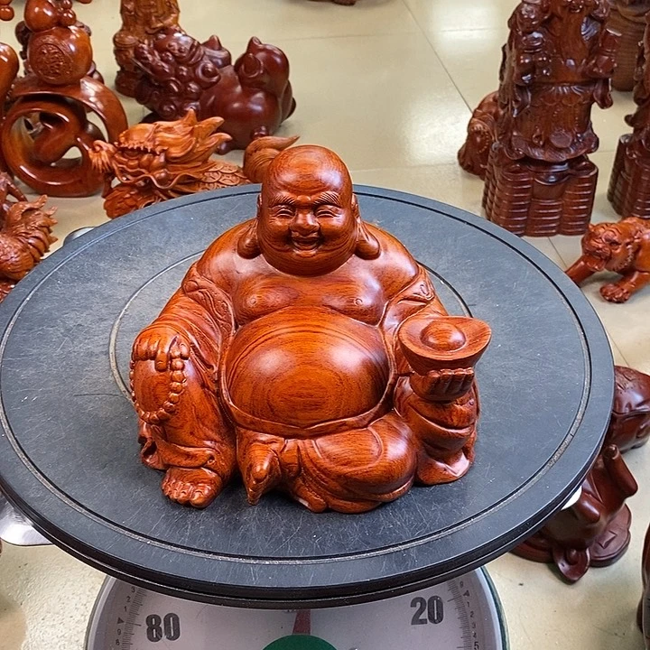 花梨木坐佛20 公分