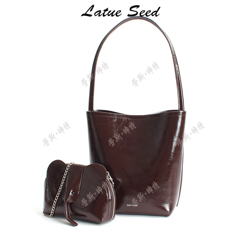 【A245-拉菲桶】新品百搭简约单肩休闲时尚气质ins女包20825