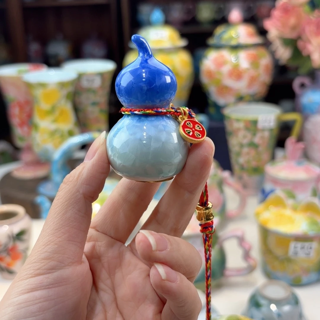 景德镇手绘高温釉下彩陶瓷茶具