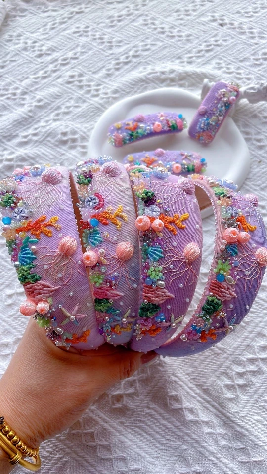 梦幻海底夜光发箍，出成品，出视频课程