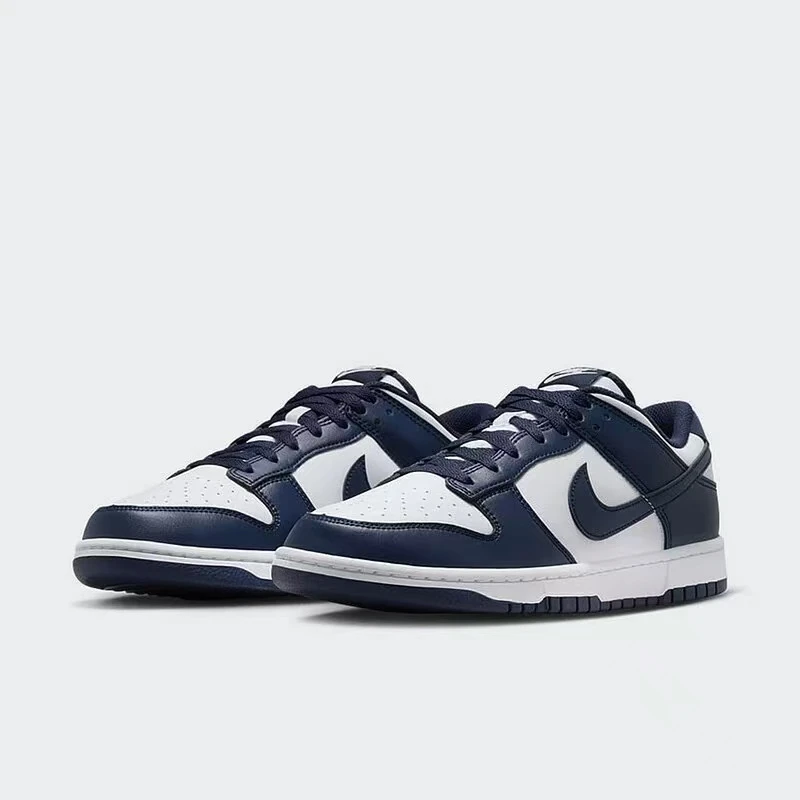 Nike/耐克男鞋Dunk Low 白蓝 轻便百搭低帮休闲运动板鞋HF5441107