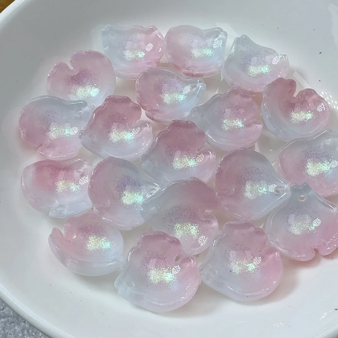 玻璃38号 芍药花 蓝粉