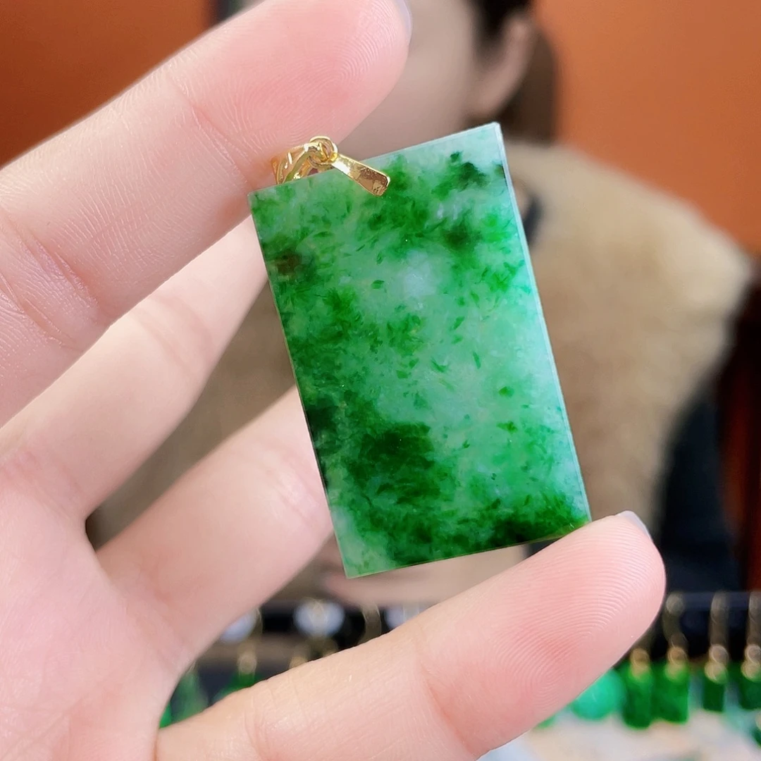 翡翠未镶嵌耳饰饰品