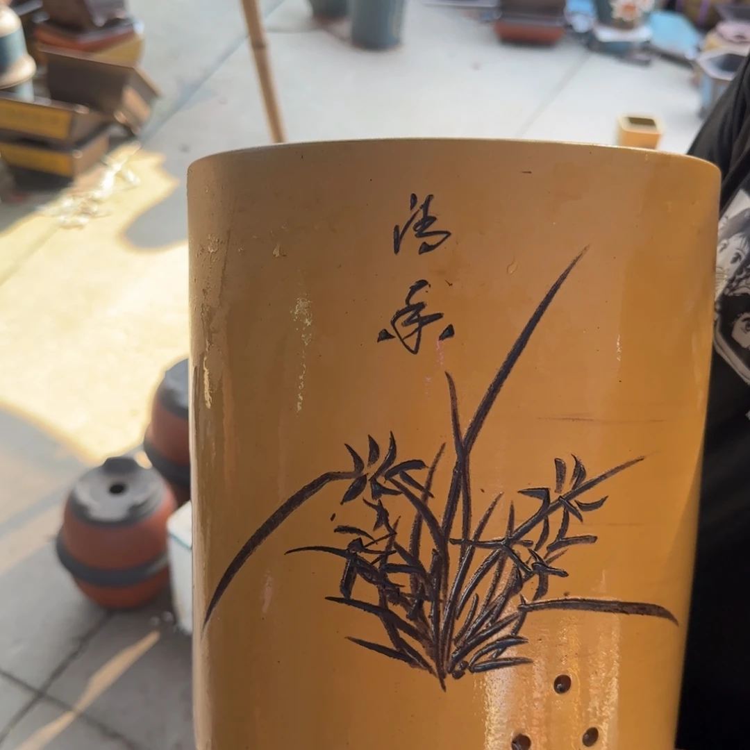 紫砂花盆口径17.22口径