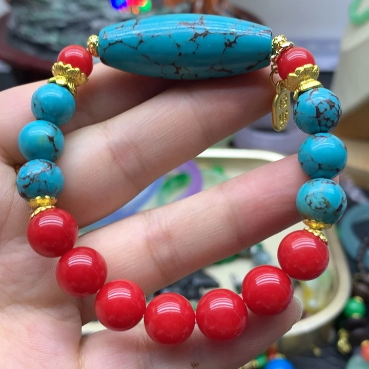 玛瑙/玉髓颈饰合金吊坠