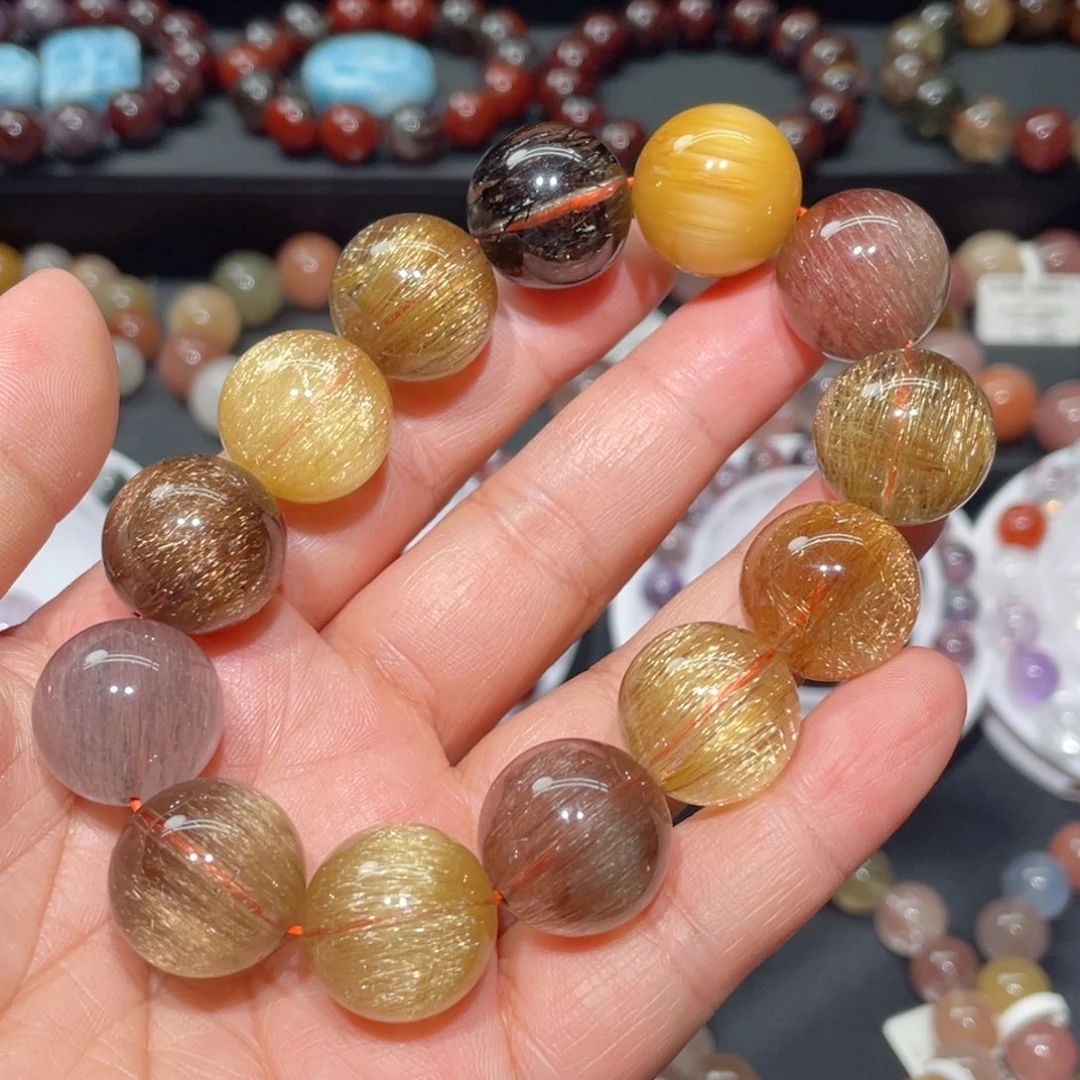 水晶手链未镶嵌发晶手链