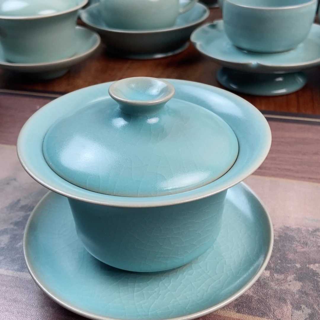 摆件原产地原矿汝瓷～茶器