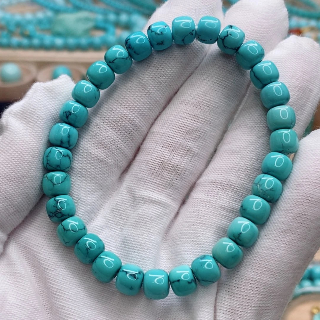 绿松石未镶嵌珠宝奇石7.2mm