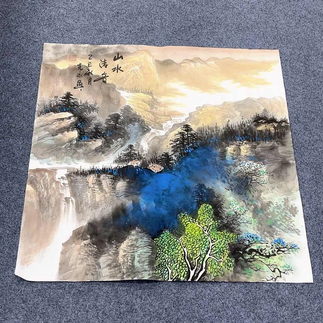国画纯手绘字画作品