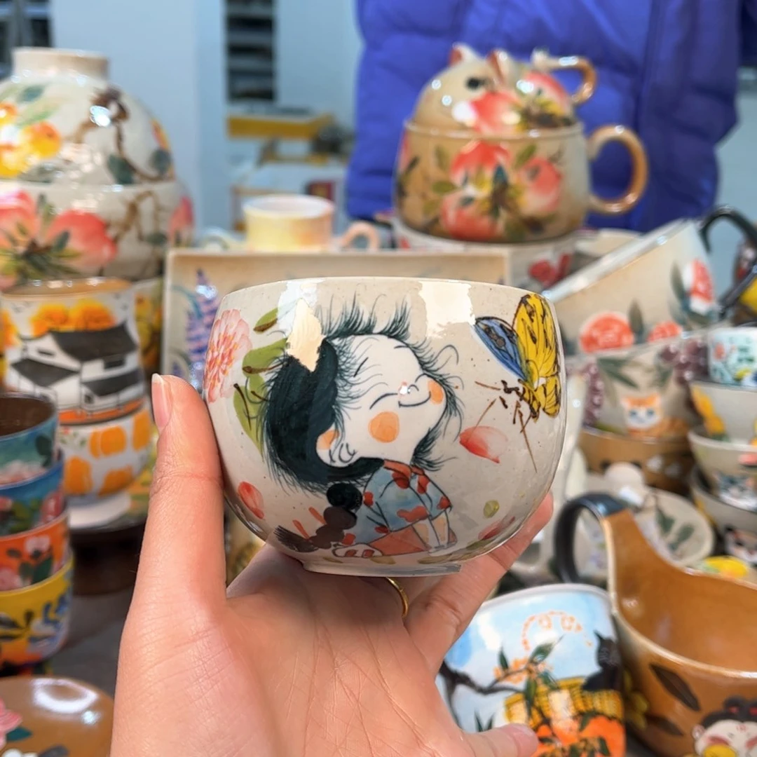 景德镇陶瓷手工杯