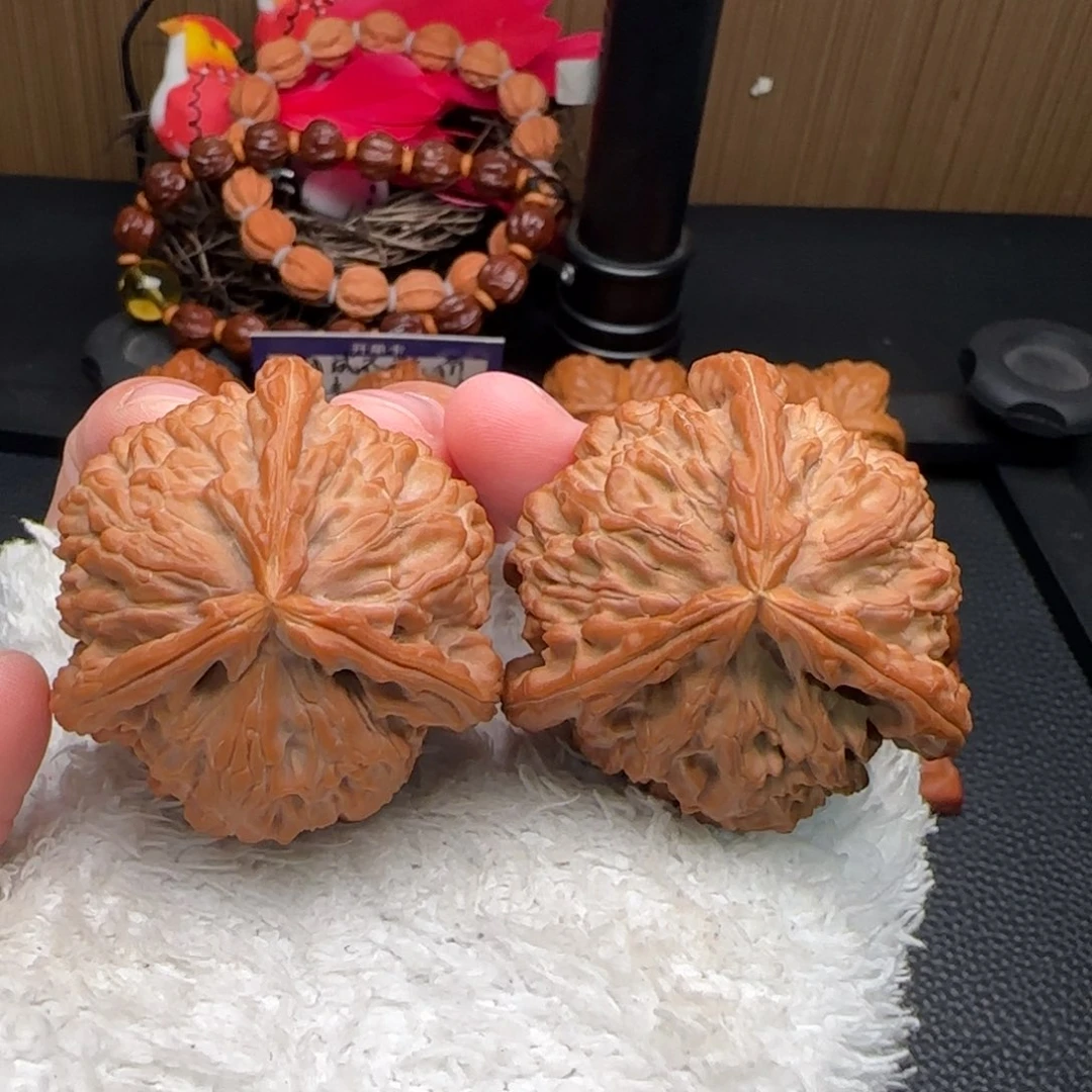 把件文玩核桃白奔全品45