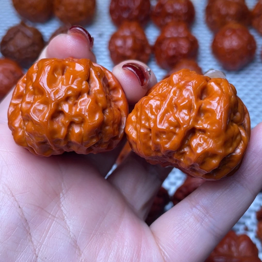 桃核吊坠文玩核桃 手把件 蛤蟆头 37