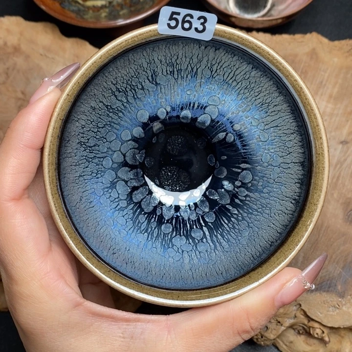 茶盏建窑建盏主人杯563微瑕