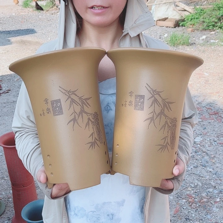 紫砂花盆宜兴紫砂精品花盆