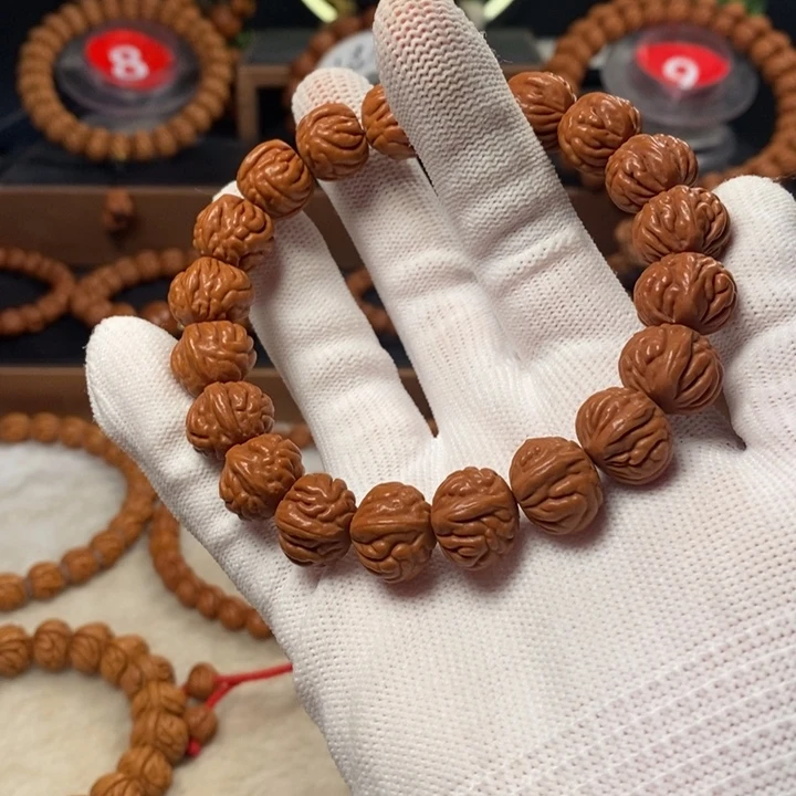 桃核吊坠野*秦岭龙纹