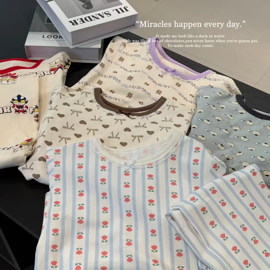 可爱满印亲肤舒适好看碎花家居服套装25076@