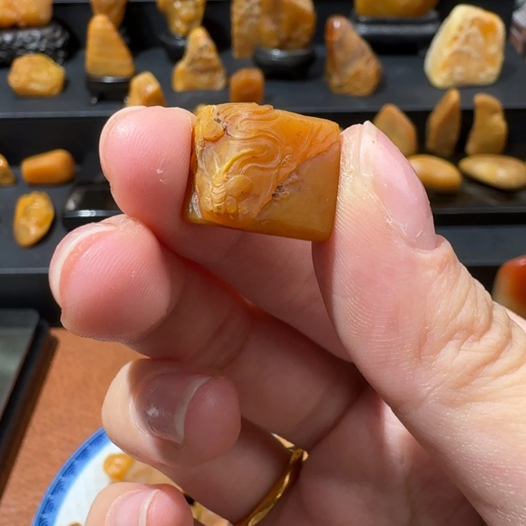 百***毛寿山石印石寿山石雕刻