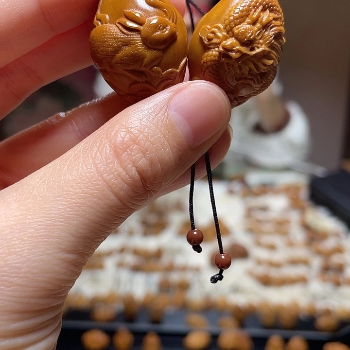 橄榄核吊坠橄榄 龙兔