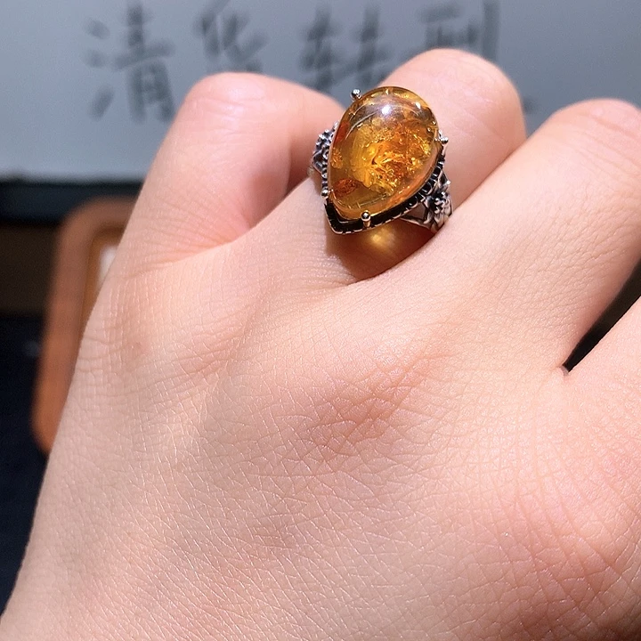 水晶颈饰银S925镶嵌