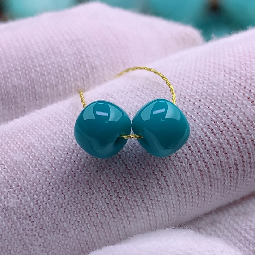 绿松石珠宝奇石未镶嵌5.6✖️4.7mm