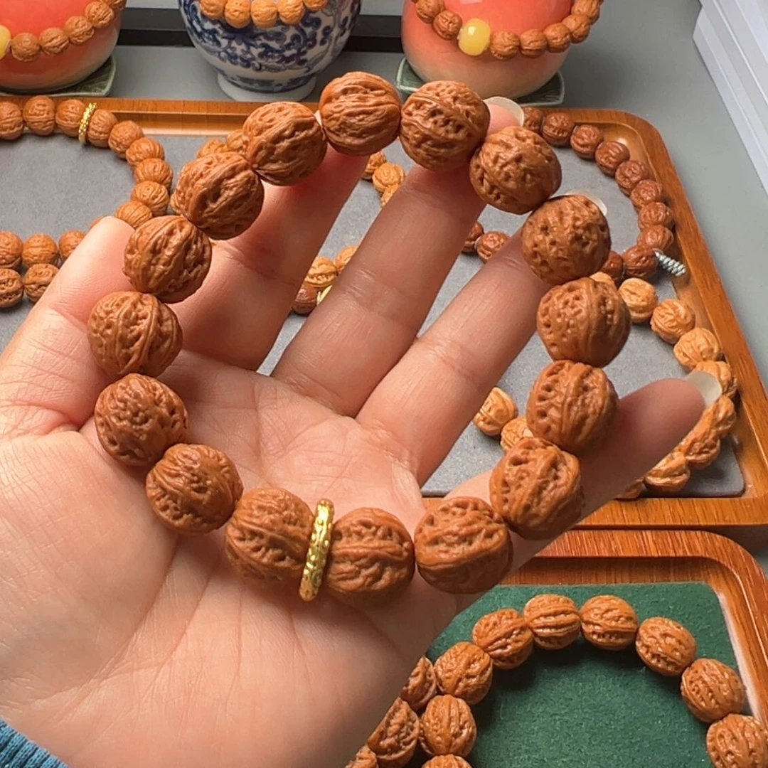 文玩核桃吊坠静**富野生小核桃1.7