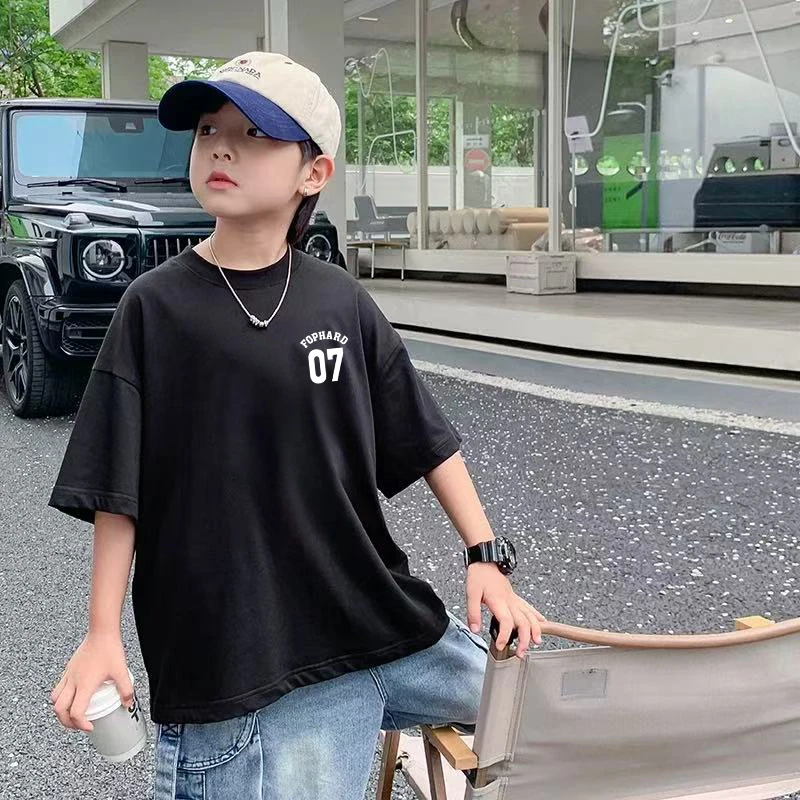 儿童短袖T恤2025夏季新款童装韩版男童卡通印花上衣宝宝衣服纯棉