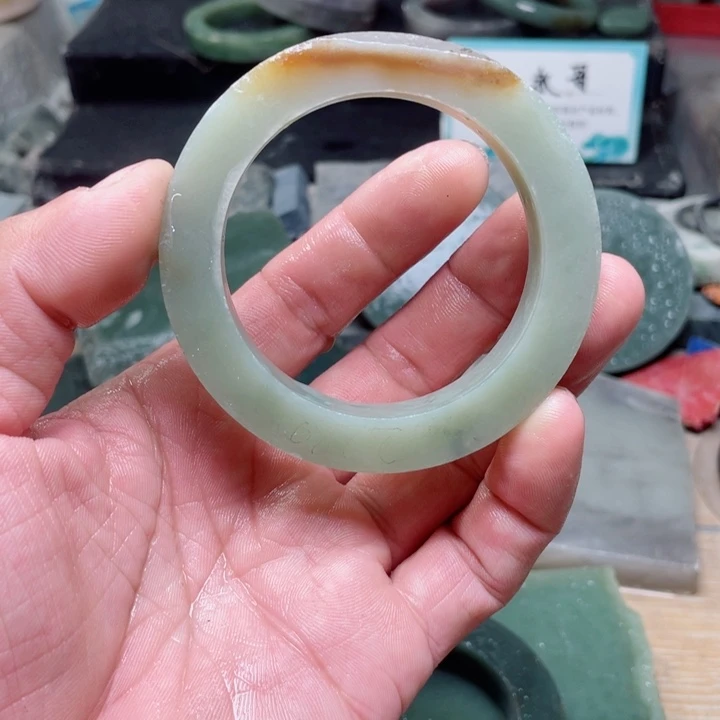 你***吗未镶嵌手镯和田玉加工定制