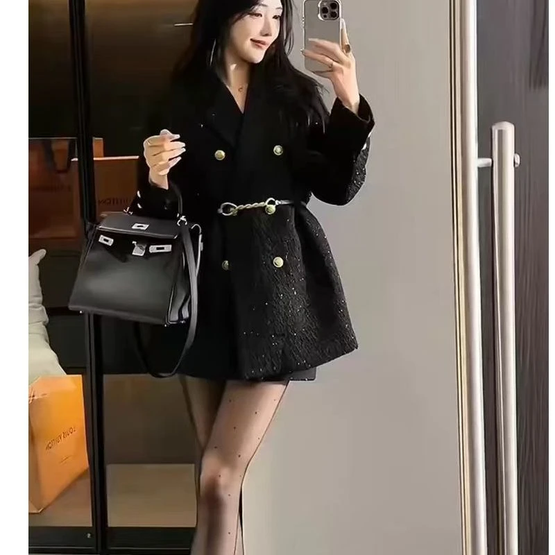 【贺筱姐】轻奢气质洋气百搭YY厚款西装外套W292款