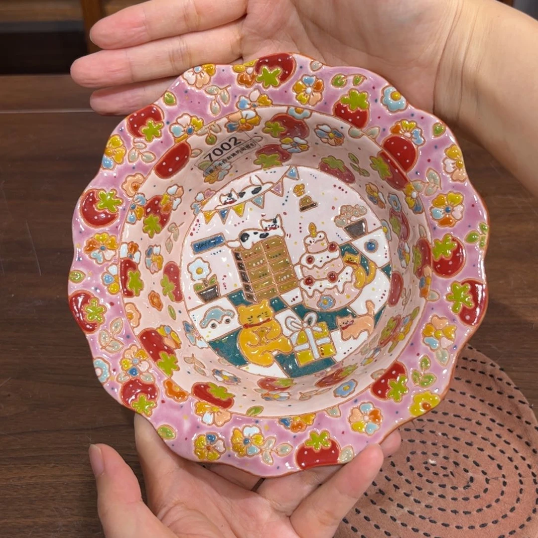 瓷片A****糕手工制作工艺制作7002