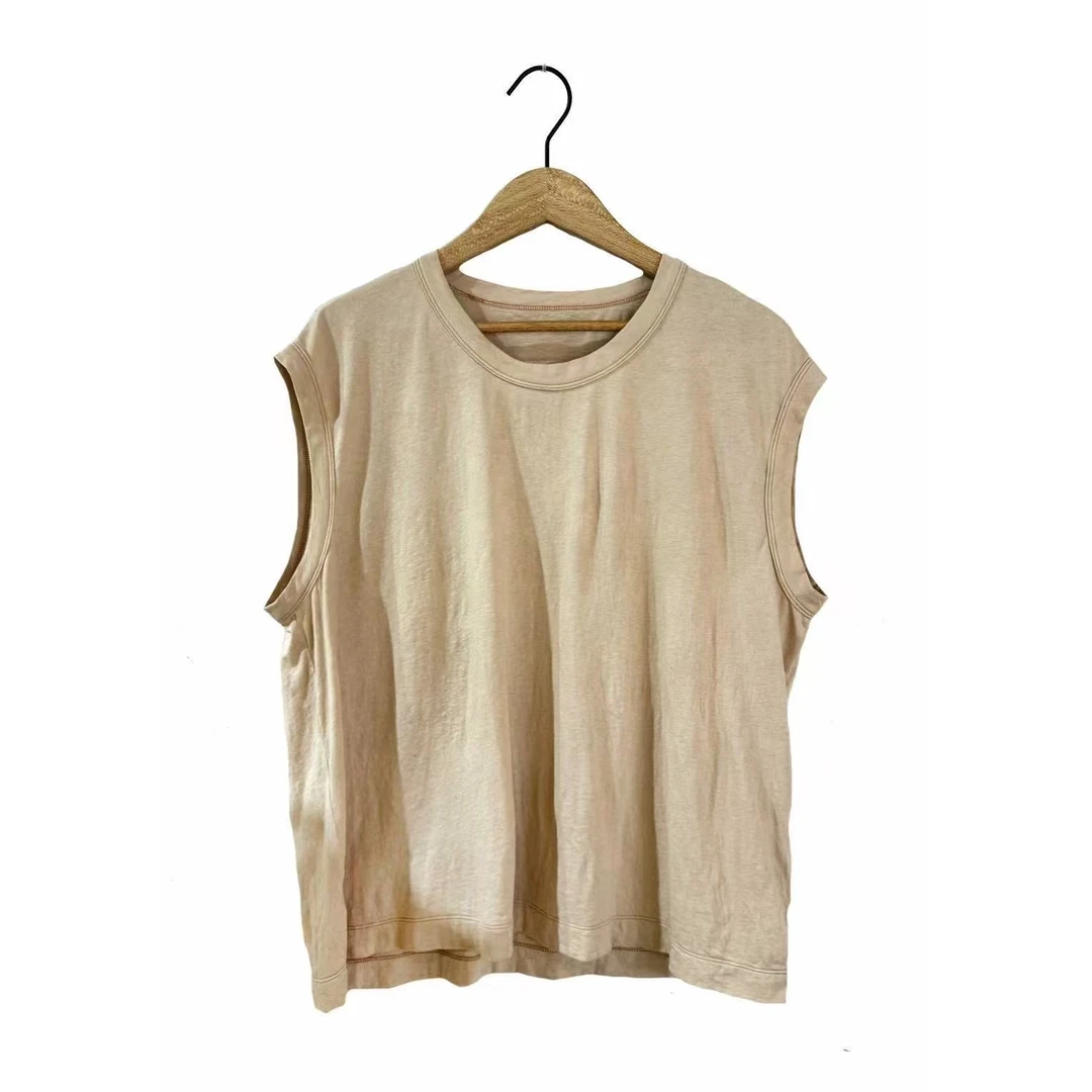 妝點家 左岸迷香 棉 木棉 植物（柿子 红茶 板栗壳）T恤 Z25SS 4006