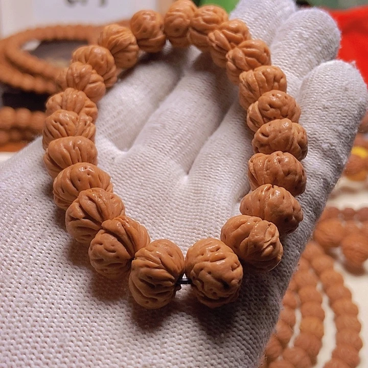 手串桃核孟**真龙纹桃核