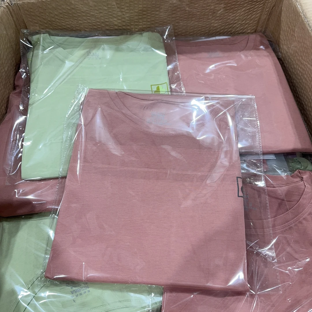 瑕疵！成人夏季纯棉圆领短袖短裤居家套装