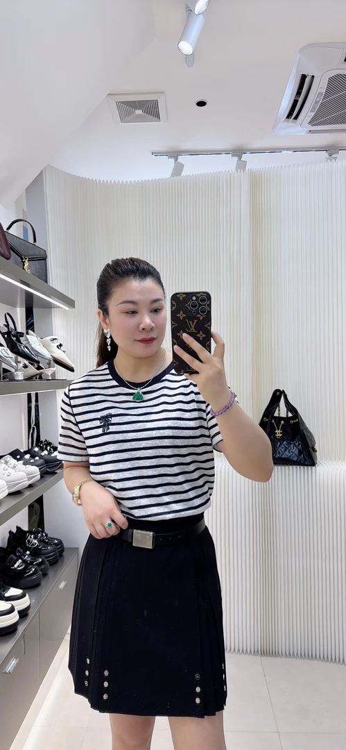 琼尚-新款百搭条纹T恤25-315