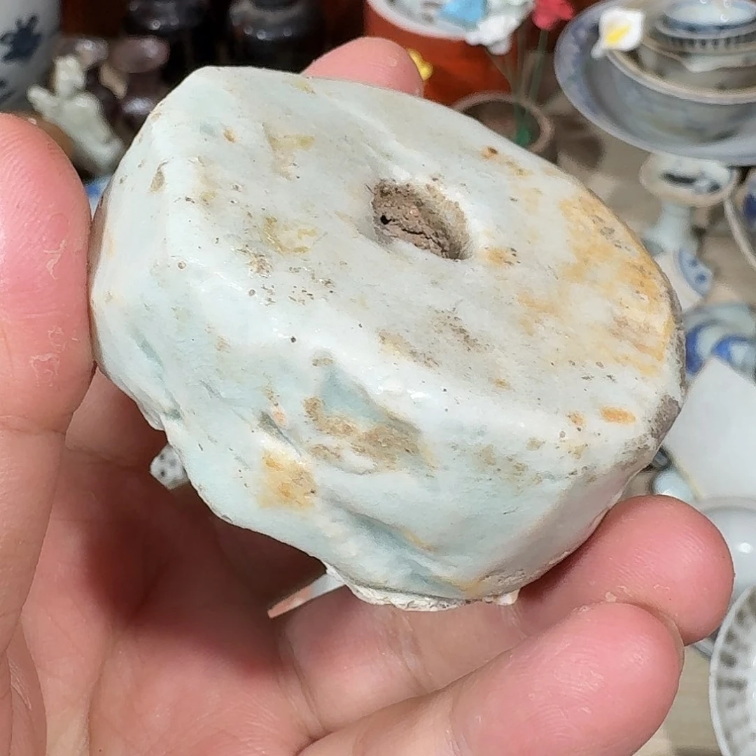 瓷片烛墩，粘垫饼，顺丰包邮