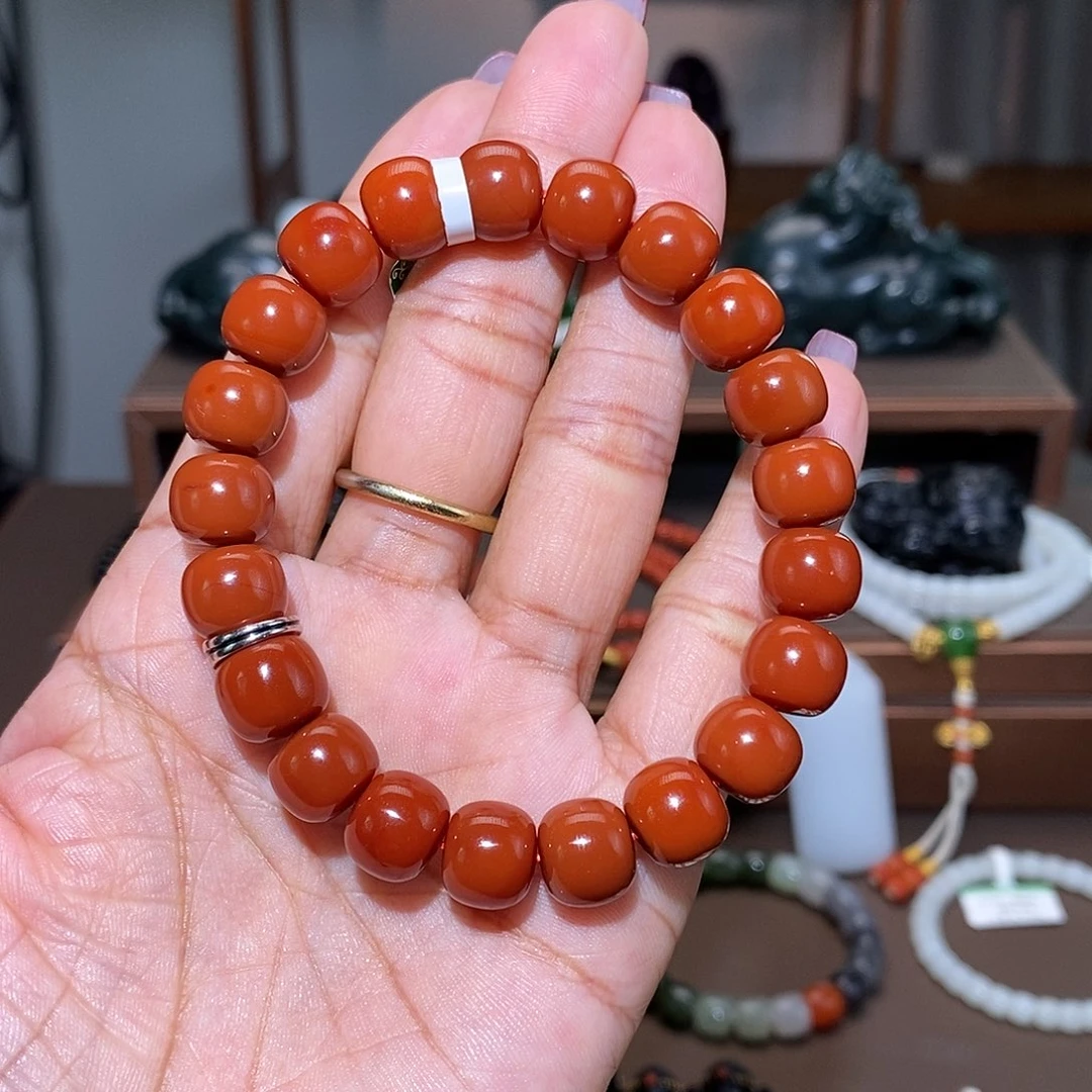 南红玛瑙颈饰未镶嵌