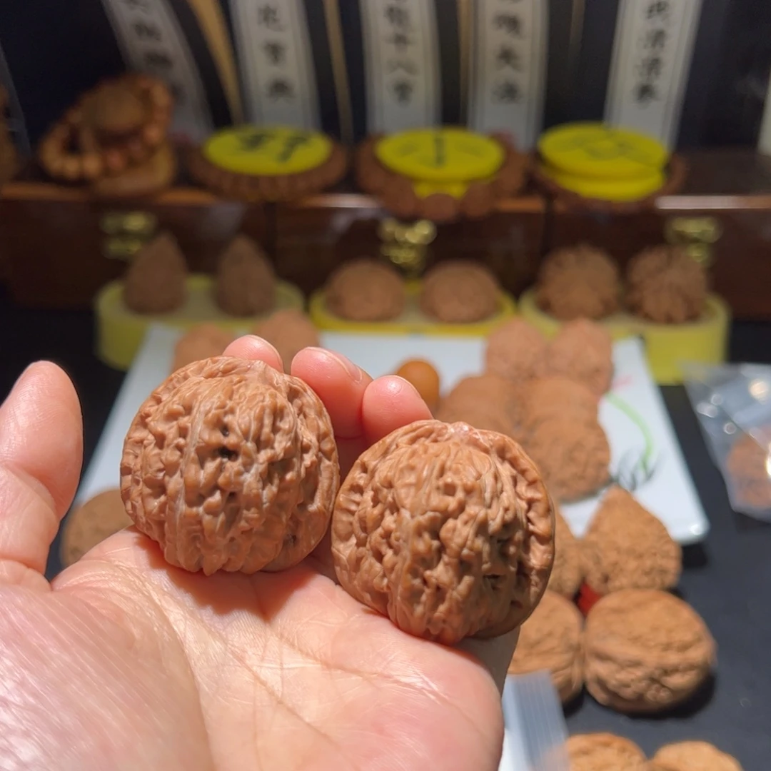 盒***盒把件文玩核桃楼子