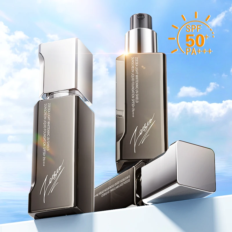 【一起优选】ZEESEA滋色羽感美白防晒持妆粉底液SPF50+/PA+++
