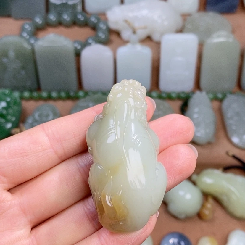 【闪购商品】未镶嵌和田玉（糖玉）挂件
