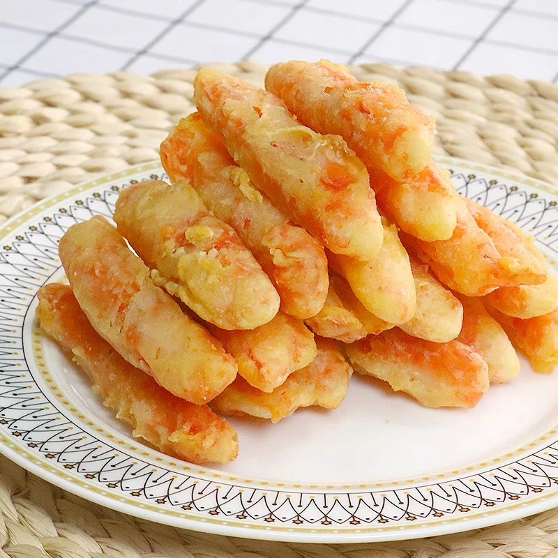 小妮家 天妇罗蟹柳海鲜小零食速食美味 200g/包 发10包加10番茄酱