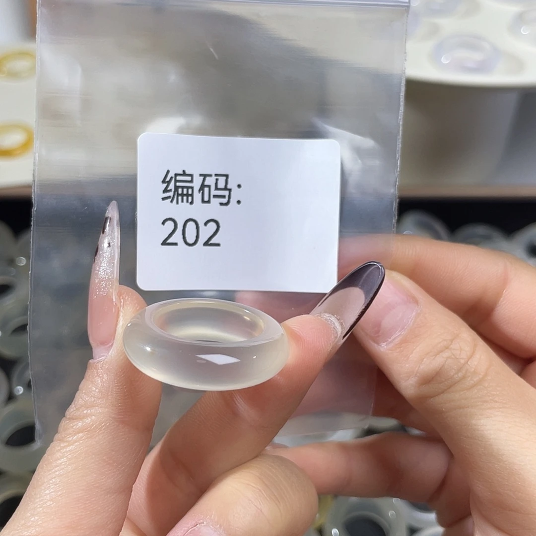 玛瑙/玉髓未镶嵌戒指202港18