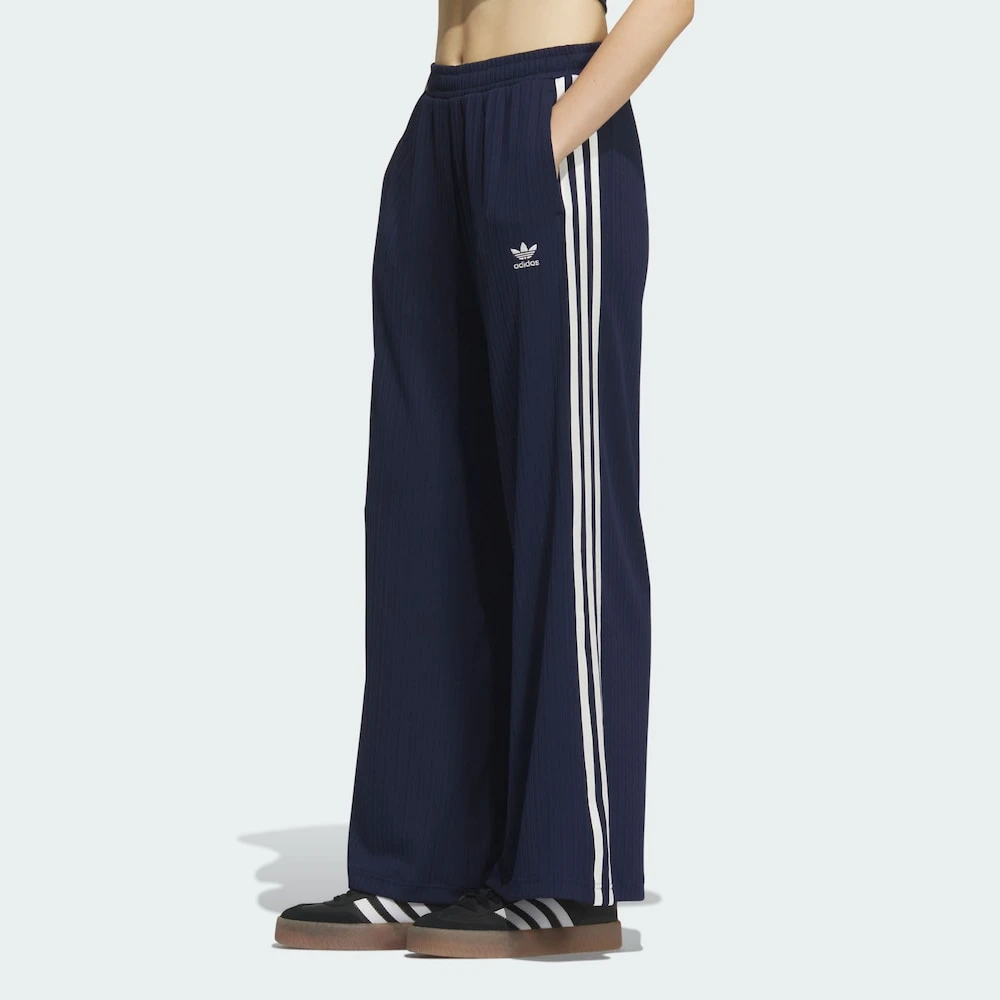 Adidas三叶草TRACK PANTS时尚潮流舒适阔腿运动裤 KB8948