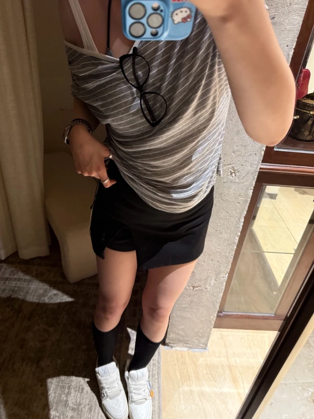 【PLJJ】泡菜定制款侧开叉短裙