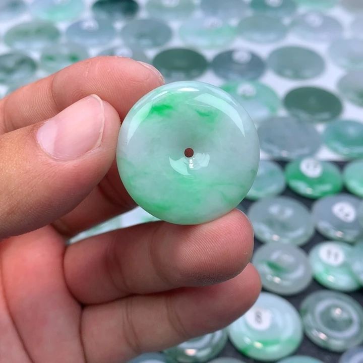 颈饰未镶嵌翡翠缅甸天然A货翡翠30-5.5