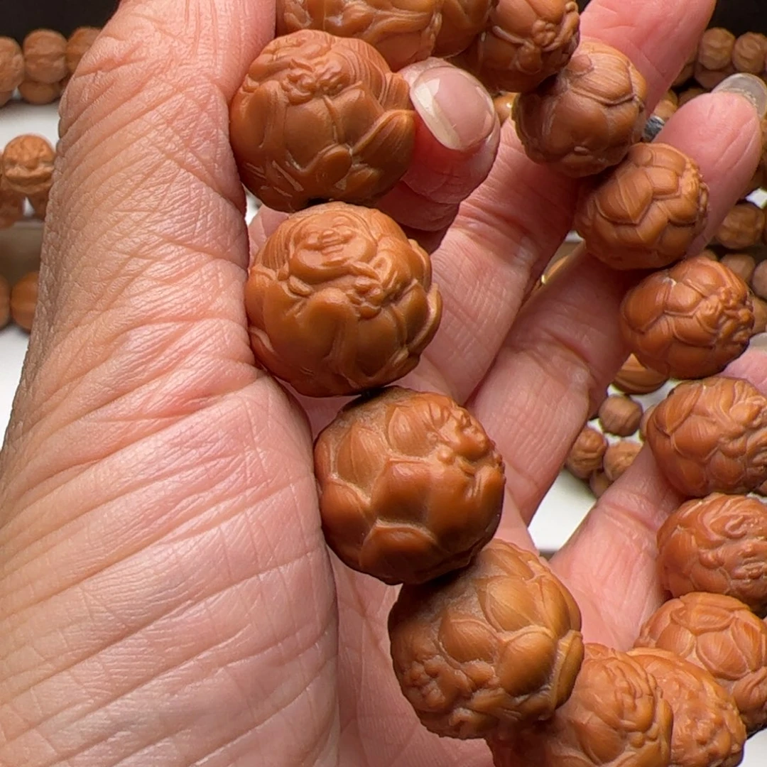 猴头核桃吊坠全品荷花二仙16