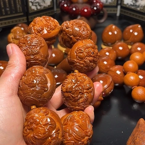 手串/手链橄榄核龙财
